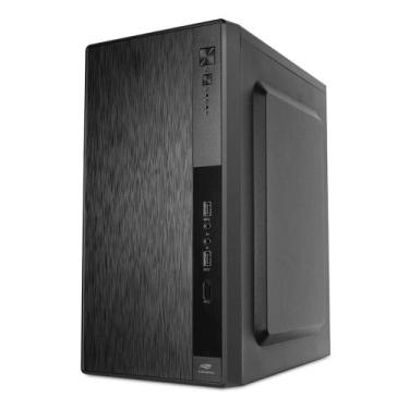 Imagem de Gabinete Micro-Atx Mt-31V2Bk, Com Fonte 200W C3Tech - Preto - C3 -tech