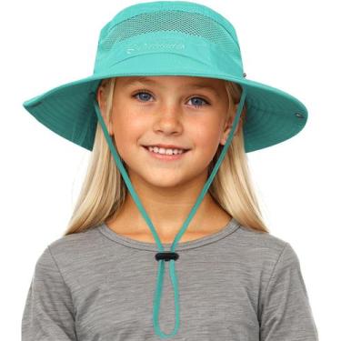 Imagem de Chapéu de sol Century Star Outdoor Kids UPF 50+ Quick Dry Lake Blue