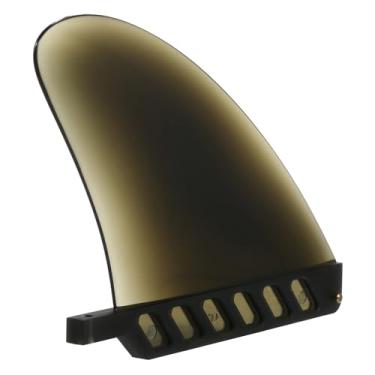 Imagem de Surfboard Fins Sup Fins Paddleboard Fins de alta qualidade Durável flexível Centro de barbatana substituta para pranchas de surfistas infláveis ​​Paddle placas Longboards TPU (4.6)