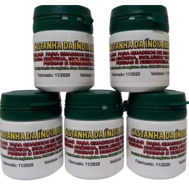 Imagem de Castanha da índia Indiana Original lacrada 5 Potes - Natural Ervas