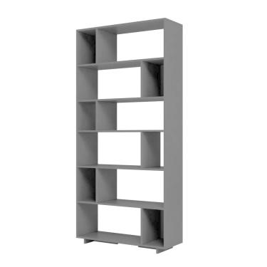 Imagem de Estante para Livros 5 Prateleiras 12 Nichos BE44 90cm Preto - BRV Móveis