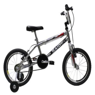 Imagem de Bicicleta Infantil Aro 16 Freios V-brake Rodinhas Cross Saidx - SAID-X