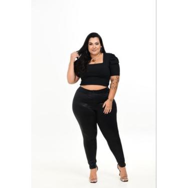Imagem de Calça cirrê ziper frente plus size - Nathy Store, G1