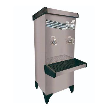Imagem de Bebedouro De Coluna Industrial 2 Torneiras 25 Litros Acqua Gelata PRE25 Inox 127v