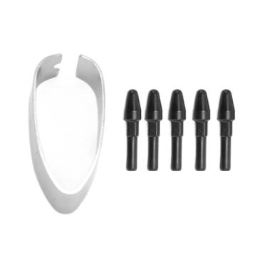 Imagem de Asixxsix Substituição de pontas de caneta Stylus, pontas de caneta Stylus substituíveis, pontas de substituição em aço inoxidável, para papel digital DPT RP1, DPT CP1, DPTA RTF1