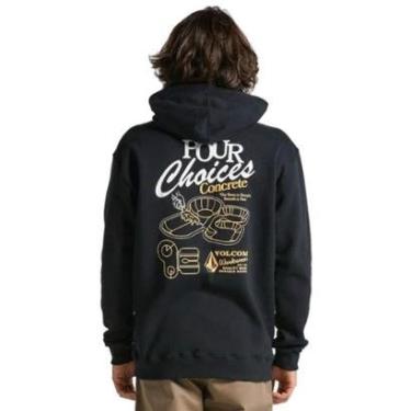 Imagem de Moletom Volcom Canguru Operator Preto-Unissex