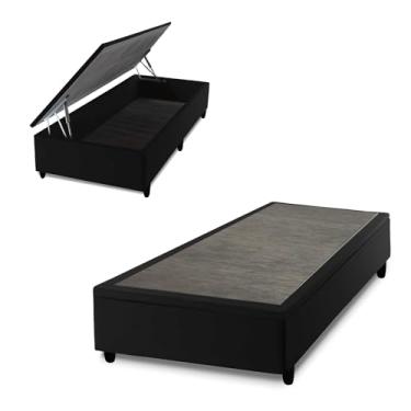 Imagem de Box Baú Preto Solteiro 88x188x45 - King House