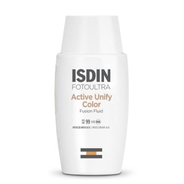 Imagem de Clareador Protetor Solar Facial Isdin Foto Ultra Active Unify Color FPS 99 - 50ml