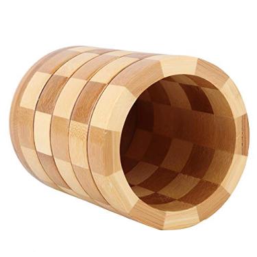 Imagem de KIMISS Capticks de Bambu Capticks Rack de Armazenamento - Organizador de Cozinha para Garfos, Facas, Colheres e Tesoura - Porta ferramentas Elegantes para Utensílios de Cozinha Limpa e Acessíveis