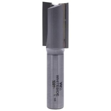 Imagem de Whiteside Router Bits Fresa reta 1091 com diâmetro de corte de 2,2 cm (7/8") e comprimento de corte de 3,8 cm (1-1/4")
