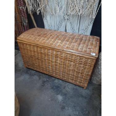 Imagem de Bau enchoval de vime - Loja do hippie