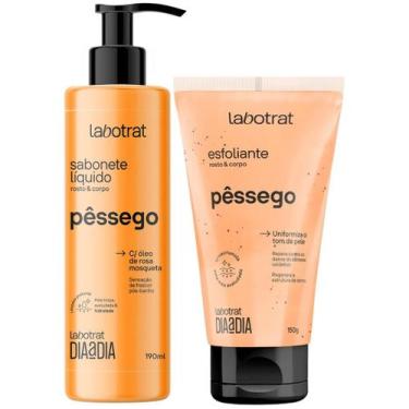 Imagem de Kit Sabonete Liquido + Esfoliante Corpo E Rosto Labotrat Dia A Dia Che