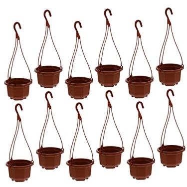 Imagem de Toyvian 12 conjuntos de ganchos de plástico respiráveis para plantas internas e externas para samambaias e flores, design moderno para decoração de casa e jardim