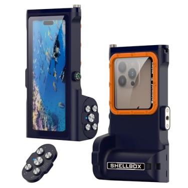 Imagem de MRUOZRUI Capa de telefone à prova d'água para mergulho e snorkeling, controle Bluetooth, 1,7 m, ajuste universal com iPhone 16/15/14 Pro Max/Samsung Galaxy S25/S24/Ultra/Plus/Google Pixel Motorola
