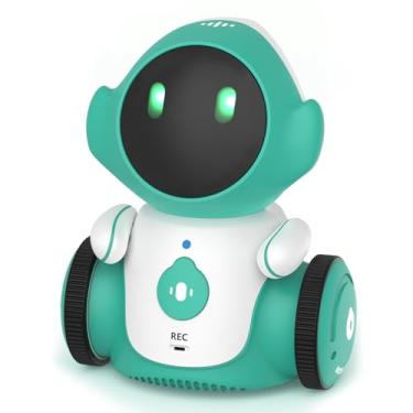 Imagem de GILOBABY Brinquedos robóticos recarregáveis, inteligentes para crianças, robótico inteligente com sensor de toque controlado por voz, dança, canto, gravação, repetição, presentes para meninos e