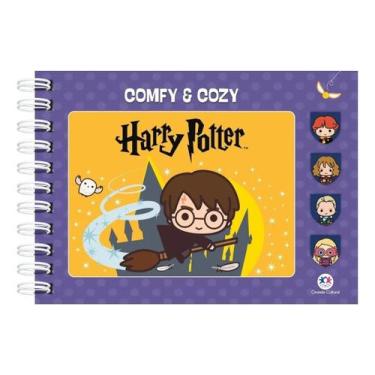 Imagem de Livro de Colorir Harry Potter Comfy Cozy, um presente mágico para a cr