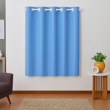 Imagem de Cortina Blackout Corta Luz 1,10 X 1,30 Antimofo Sala Quarto Cozinha - 