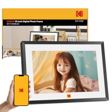 Imagem de KODAK Porta-Retratos Digital Wifi De 10,1 Polegadas, Tela Sensível Ao Toque Ips Hd 1280X800, Porta-Retratos Eletrônico Inteligente Com Memória De 32 Gb, Rotação Automática, Compartilhamento Instant