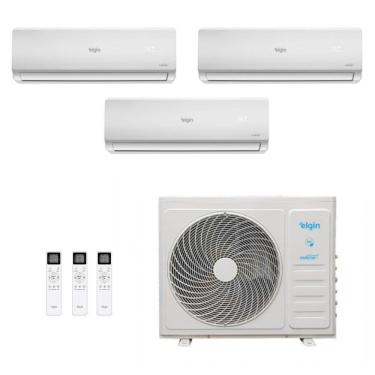 Imagem de Ar-Condicionado Multi Split Inverter Elgin 27.000 (3x Evap HW 9.000) Quente/Frio 220V