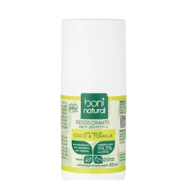 Imagem de Desodorante Roll-On sem Alumínio, Natural, Vegetal e Vegano, Coco e Magnésio 55ml