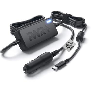 Imagem de Carregador de carro USB-C Pwr 90W para Lenovo ThinkPad X1 Tablet Yoga 5 Pro: UL listado 3,5 m DC adaptador cabo de alimentação para Lenovo L480 L580 T470 T480 T570 T580 TP25 X270 X280 Chromebook S330 C330 C630 C930