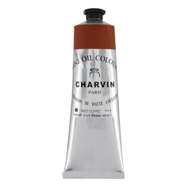 Imagem de Charvin Fine Oil Paint - Tinta a óleo francesa profissional de luxo, exibindo os pigmentos da natureza, consistência cremosa com vivacidade - Tubo único de 150 ml - ocre vermelho