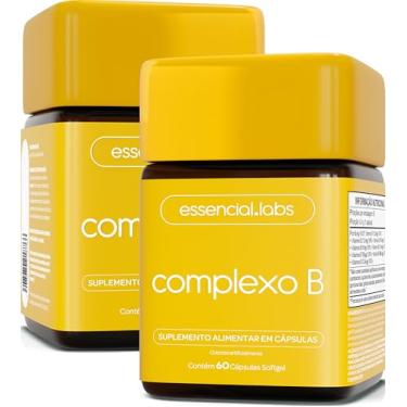 Imagem de 02 POTES do COMPLEXO B - 120 Cápsulas Softgel - Fórmula Ativa com Máxima Concentração