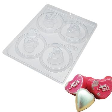 Imagem de 5 Formas Chocolate Trufa Coração Confeitaria Bwb 800 25G