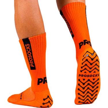 Imagem de Meia Esportiva Futebol UltraGrip Original ProSocks, Laranja, 38/44