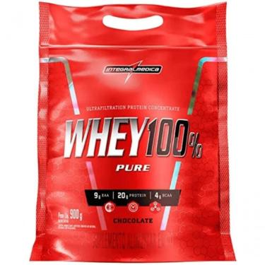 Imagem de Whey 100% Integralmedica Refil 900g Sabor Chocolate