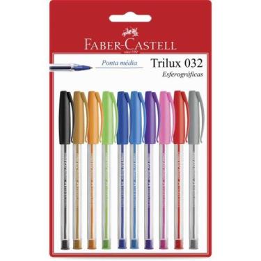 Imagem de Caneta Esferografica Trilux Colors CT.C/10 Cores - FABER-CASTELL