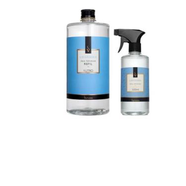 Imagem de Kit Agua Spray 500ml + Refil 1 Litro Peonia Garden Via Aroma Para Casa