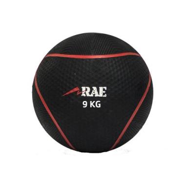 Imagem de Bola emborrachada para treinamento funcional medicine ball 9 kg rae fi