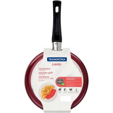 Imagem de Omeleteira Tramontina Loreto em Alumínio com Revestimento Interno Anti