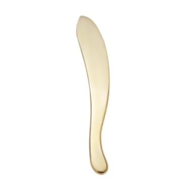 Imagem de Kokiya Ferramenta facial Gua Sha Ferramenta de massagem Gua Sha de latão profissional portátil para olhos, corpo e rosto, 19cm