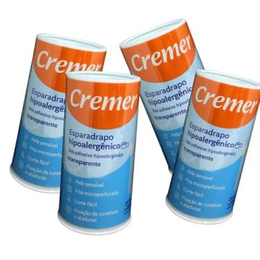 Imagem de Esparadrapo Transparente 10cm x 4,5m curativo-4 Unidades