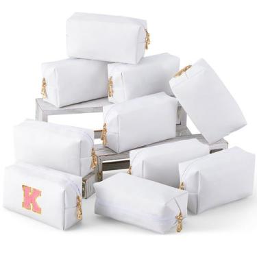Imagem de Bolsas de maquiagem Kigeli, bolsas de cosméticos de couro PU, 15 unida