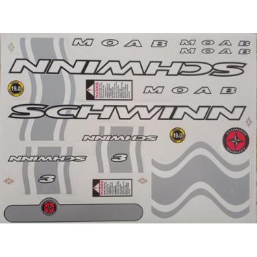 Imagem de Adesivos Colante Bikes SCHWINN PRATA - Amazonas