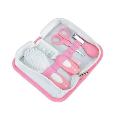Imagem de Kit Cuidados Higiene Do Bebê Pimpolho 5 Peças com Necessaire Menino Me