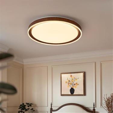 Imagem de Simplicidade Moderna Quarto Lâmpada De Teto LED Moda Arte Sala De Estar Estudo De Restaurante Quarto Infantil Corredor Varanda Luz (3833 D50CM)