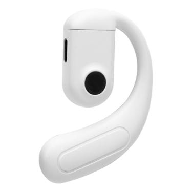 Imagem de Goshyda Fone de Ouvido Bluetooth único Com Microfone de Cancelamento de Ruído, Fone de Ouvido Bluetooth 5.4 Com Design Rotativo de 180 ° para Esportes de Condução (Branco)