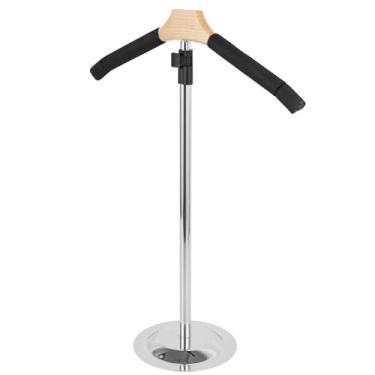 Imagem de Suporte de exibição de camiseta, suporte de roupas fumegante com base estável, suporte de exibição de roupas de metal, suporte de camiseta de ombro de altura ajustável, para feiras e lojas de varejo