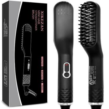 Imagem de Escova aquecida de alisador de barba XIKEZAN Premium para homens