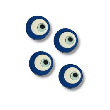 Imagem de Sabonete Artesanal Olho Grego, 4 cm, 20 Unidades, Decorativo com Aloe Vera (Bamboo)