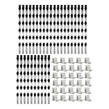 Imagem de Kit Acessórios Cerca Eletrica 30 Hastes Industriais Big 6 Isoladores e