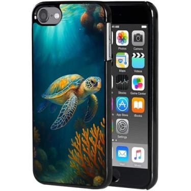 Imagem de AIRWEE Capa para iPod Touch 5ª/6ª/7ª geração, fina, à prova de choque e leve, durável para Apple iPod Touch, capa rígida de policarbonato com proteção contra quedas para mulheres, meninas, homens