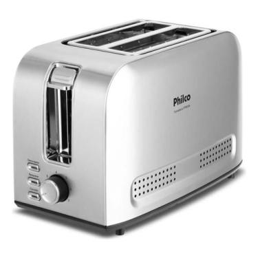 Imagem de Torradeira PTR03A 7 Níveis de tostagem 3 funções Inox Philco, 110V
