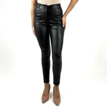 Imagem de Calça Vc Bunitta Skinny Resinada Feminina-Feminino