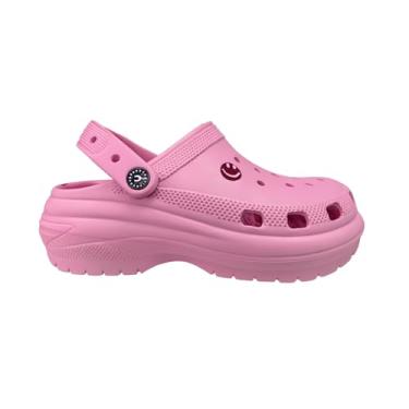 Imagem de Babuche Sandália Plataforma Unissex Massageador 2318 (Rosa Claro, BR, Adulto, Numérico, 36)