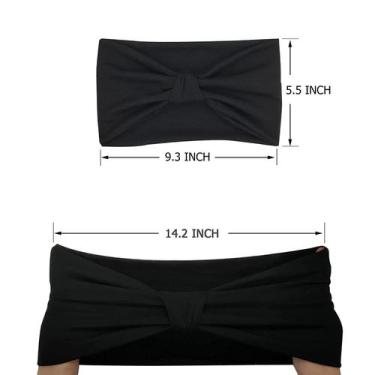 Imagem de Bandanas largas para mulheres moda nóbanda yoga trabalho - HUOGUO